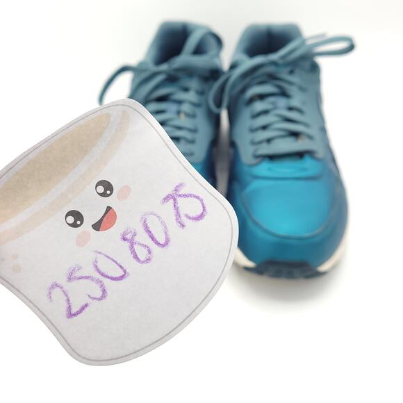 Nike Air Max 1 Ultra SE Trainers 861711 300 blue green women's Size 10 - Picture 8 of 9